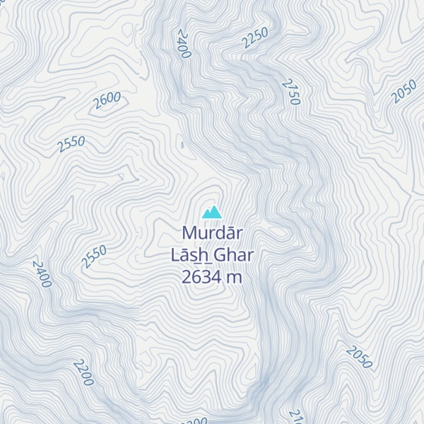 Map of Murdār Lās̲h̲ Ghar