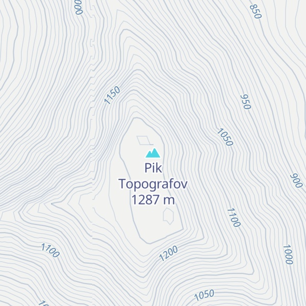 Map of Pik Topografov