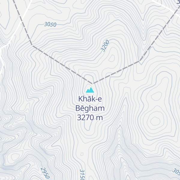 Map of Khāk-e Bēgham