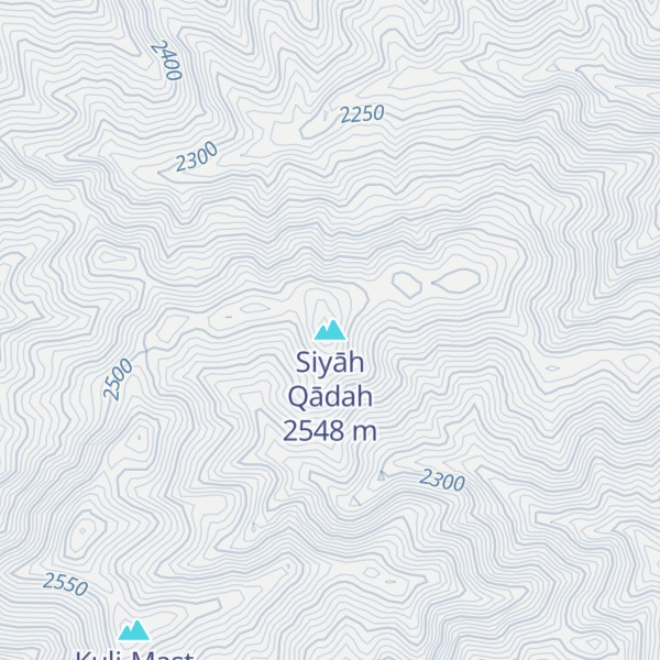 Map of Siyāh Qādah