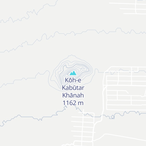 Map of Kōh-e Kabūtar Khānah