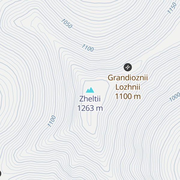 Map of Zheltii