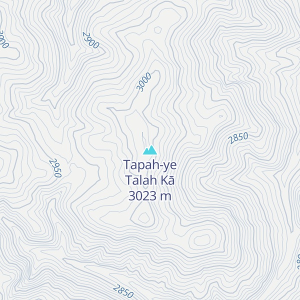 Map of Tapah-ye Talah Kā