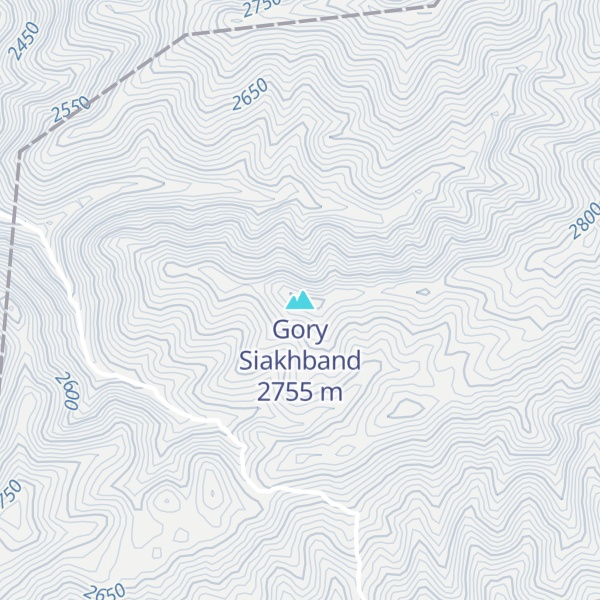 Map of Gory Siakhband
