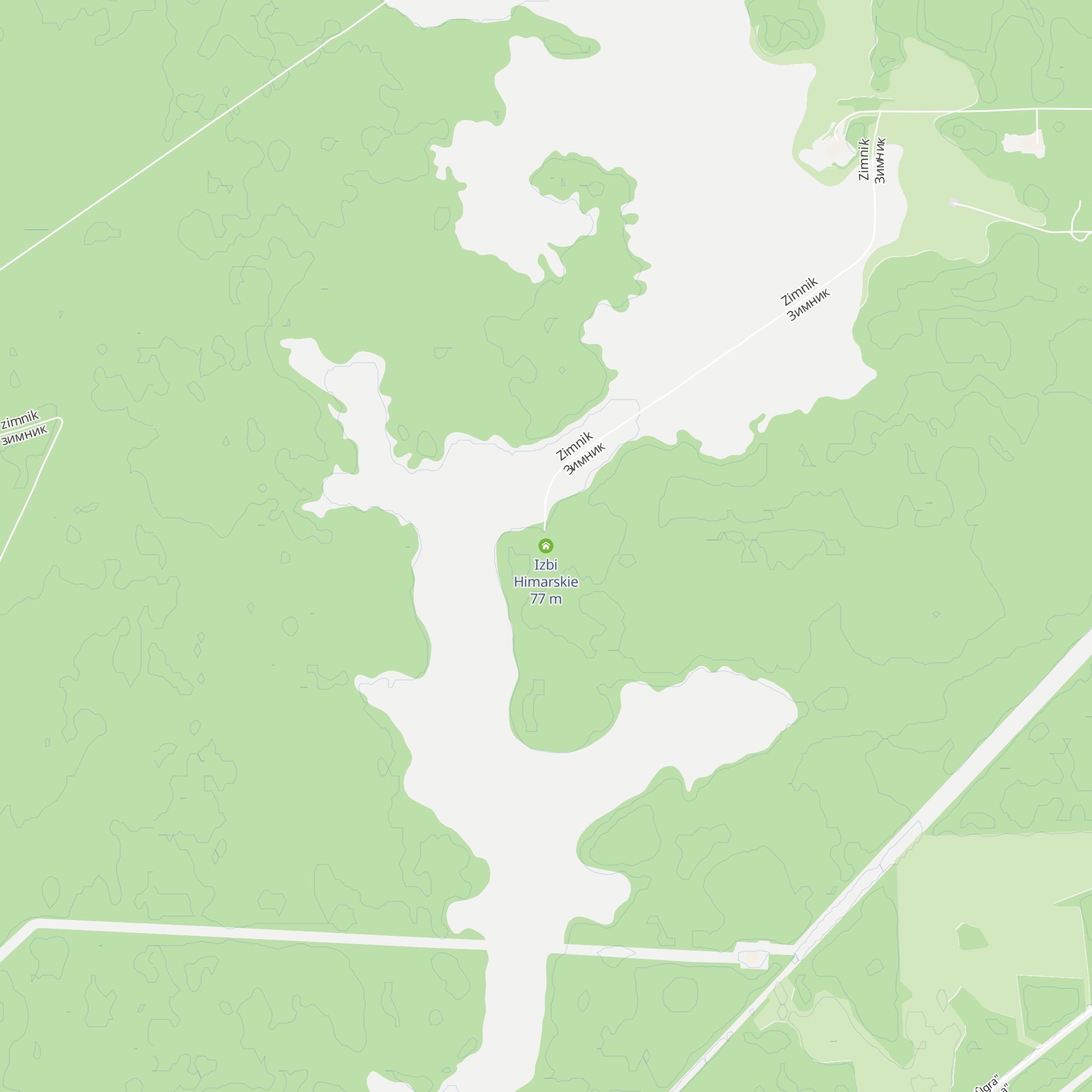 Izbi Himarskie map
