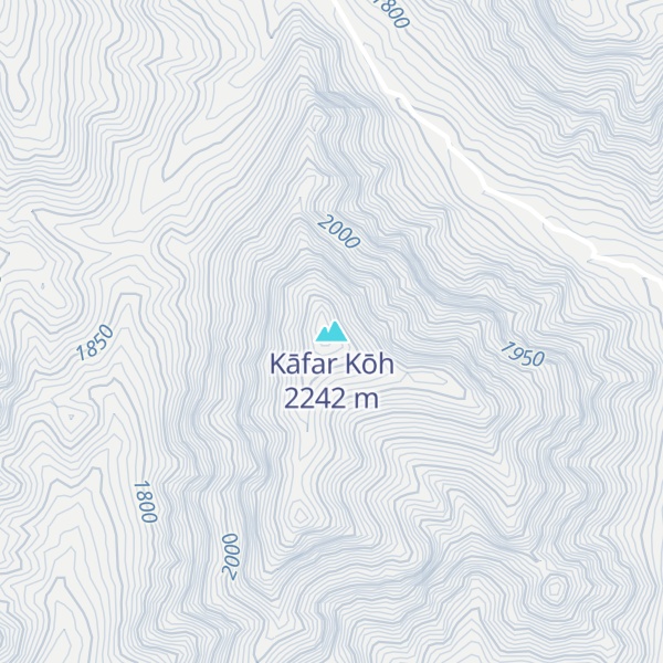 Map of Kāfar Kōh