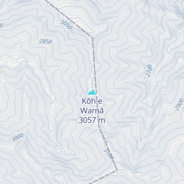 Map of Kōh-e Warnā