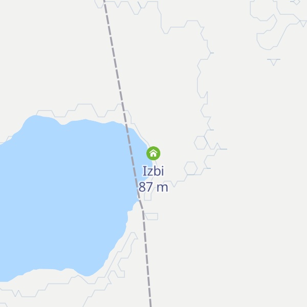 Map of Izbi