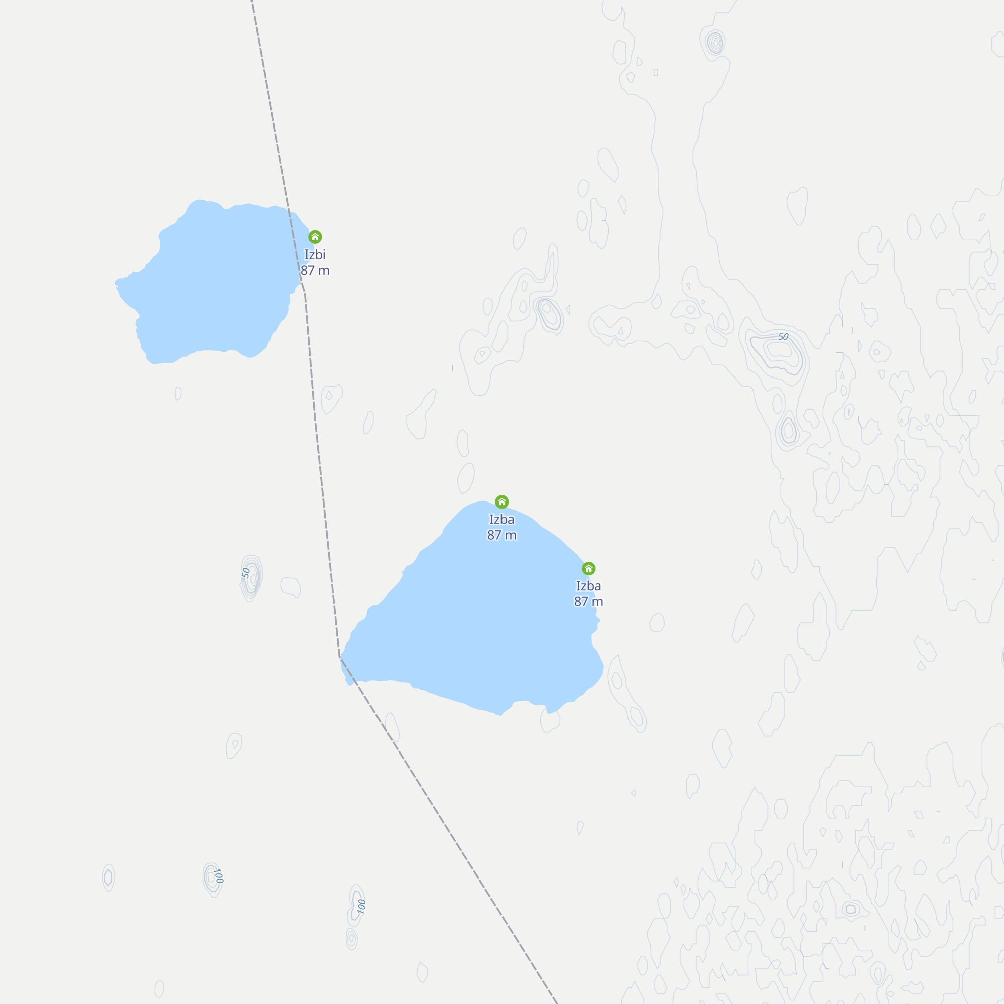 Izba map