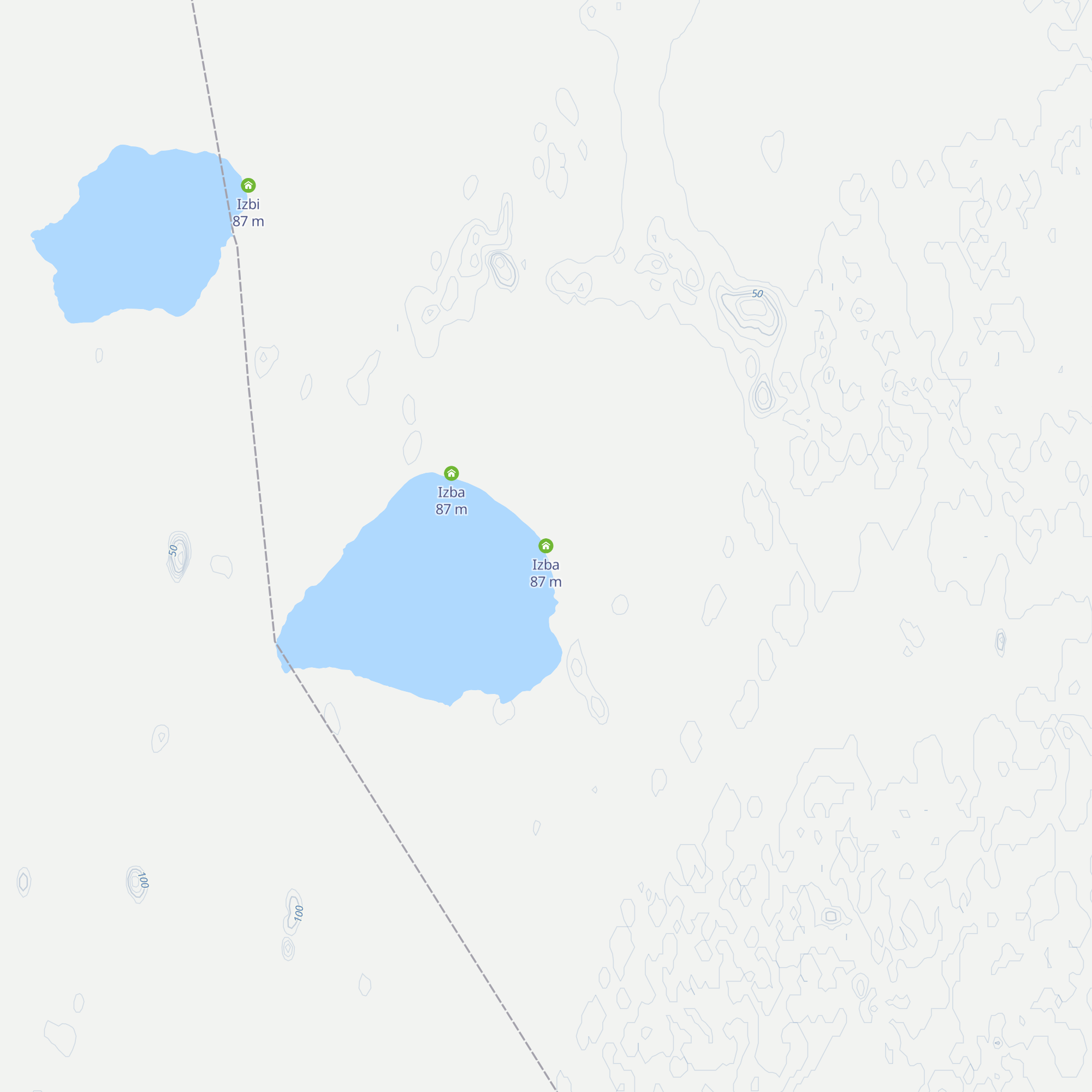Izba map