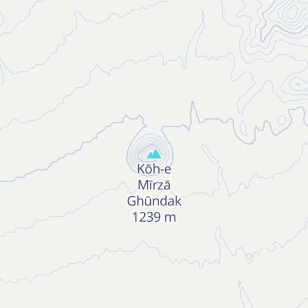 Map of Kōh-e Mīrzā Ghūndak