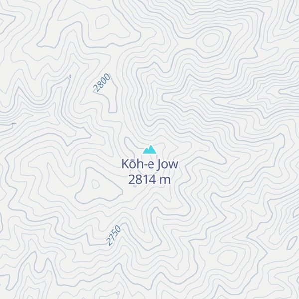 Map of Kōh-e Jow