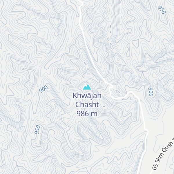 Map of Khwājah Chasht