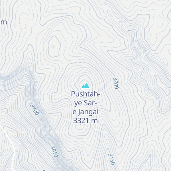Map of Pushtah-ye Sar-e Jangal