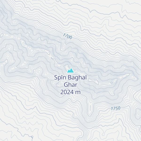 Map of Spīn Baghal Ghar
