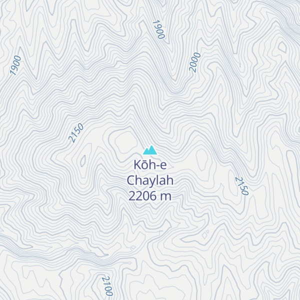 Map of Kōh-e Chaylah