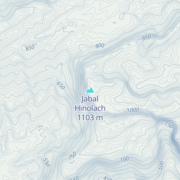 Map of Jabal Hinolach