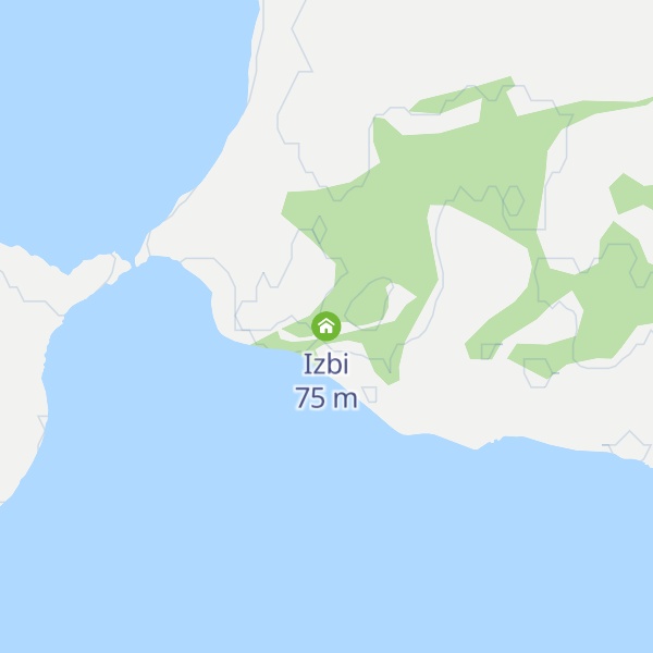 Map of Izbi
