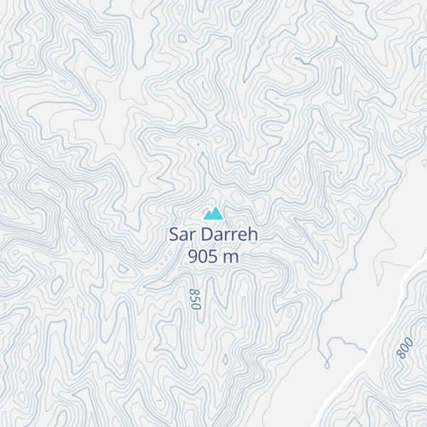 Map of Sar Darreh