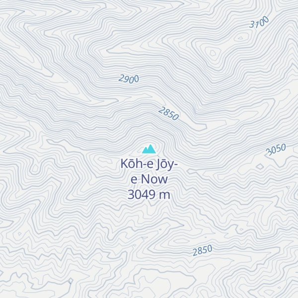 Map of Kōh-e Jōy-e Now