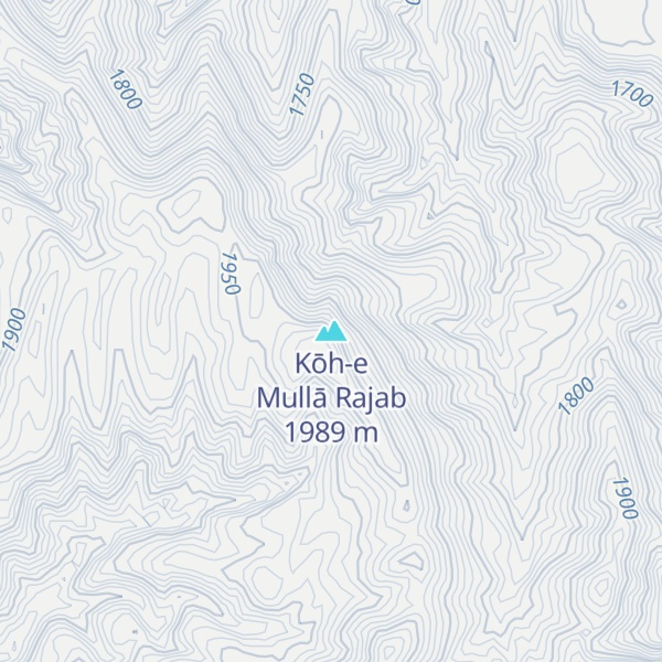 Map of Kōh-e Mullā Rajab
