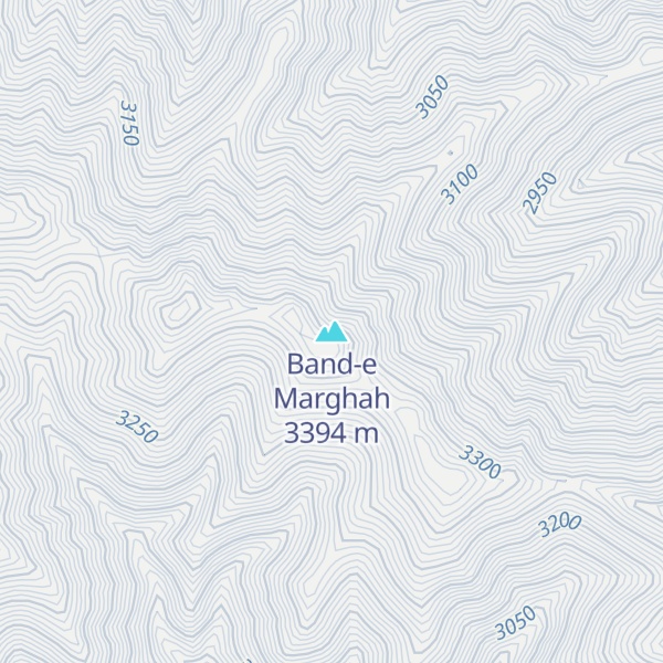 Map of Band-e Marghah