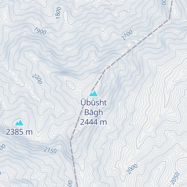 Map of Ūbūsht Bāgh