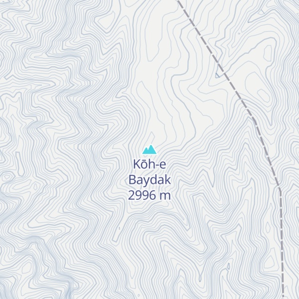 Map of Kōh-e Baydak