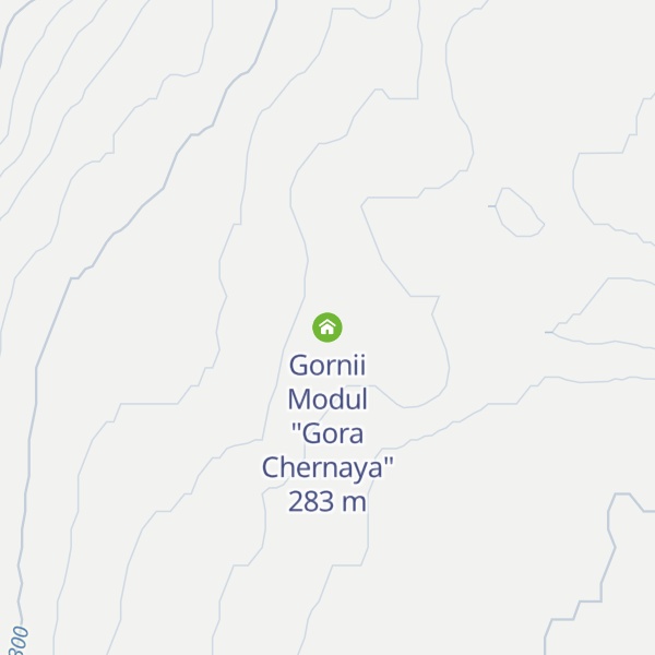 Map of Gornii Modul "Gora Chernaya"
