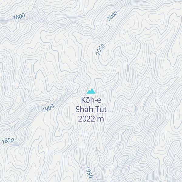Map of Kōh-e Shāh Tūt