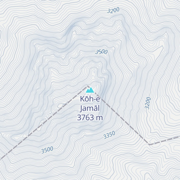 Map of Kōh-e Jamāl