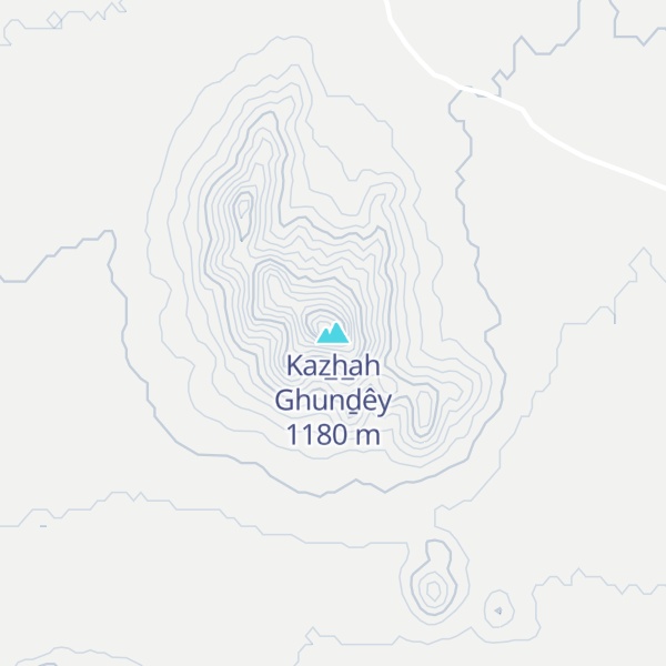 Map of Kaz̲h̲ah Ghunḏêy
