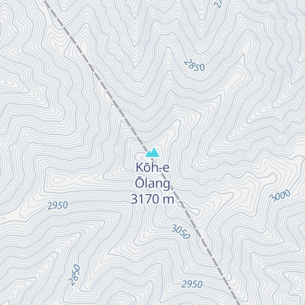 Map of Kōh-e Ōlang