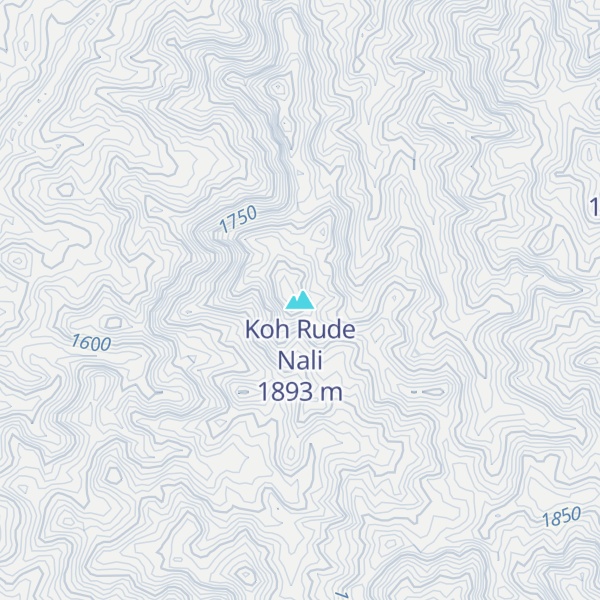 Map of Koh Rude Nali
