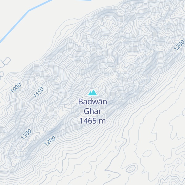 Map of Badwān Ghar
