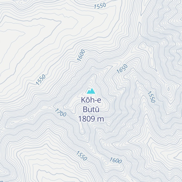Map of Kōh-e Butū