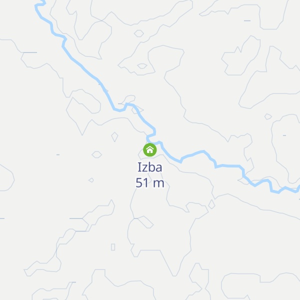 Map of Izba