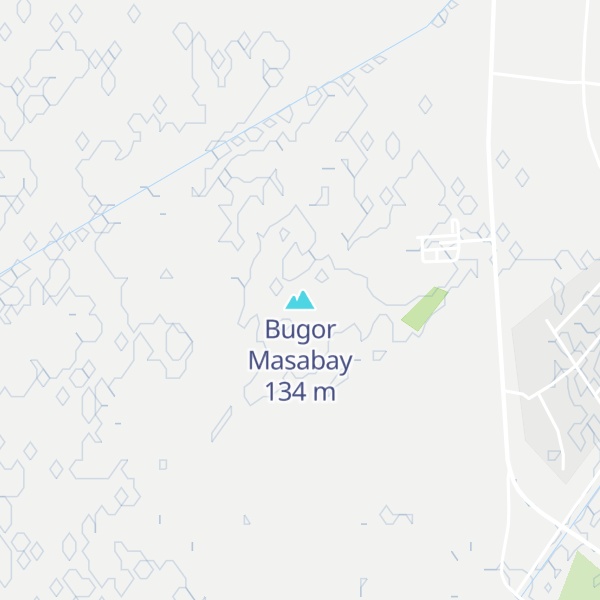 Map of Bugor Masabay