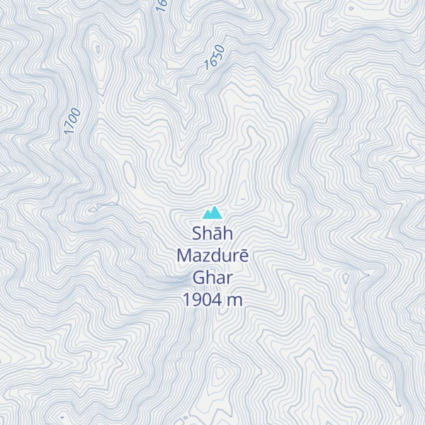 Map of Shāh Mazdurē Ghar