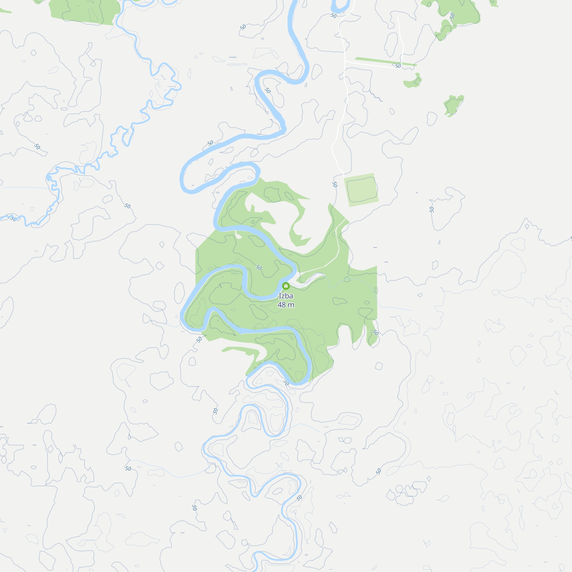 Izba map