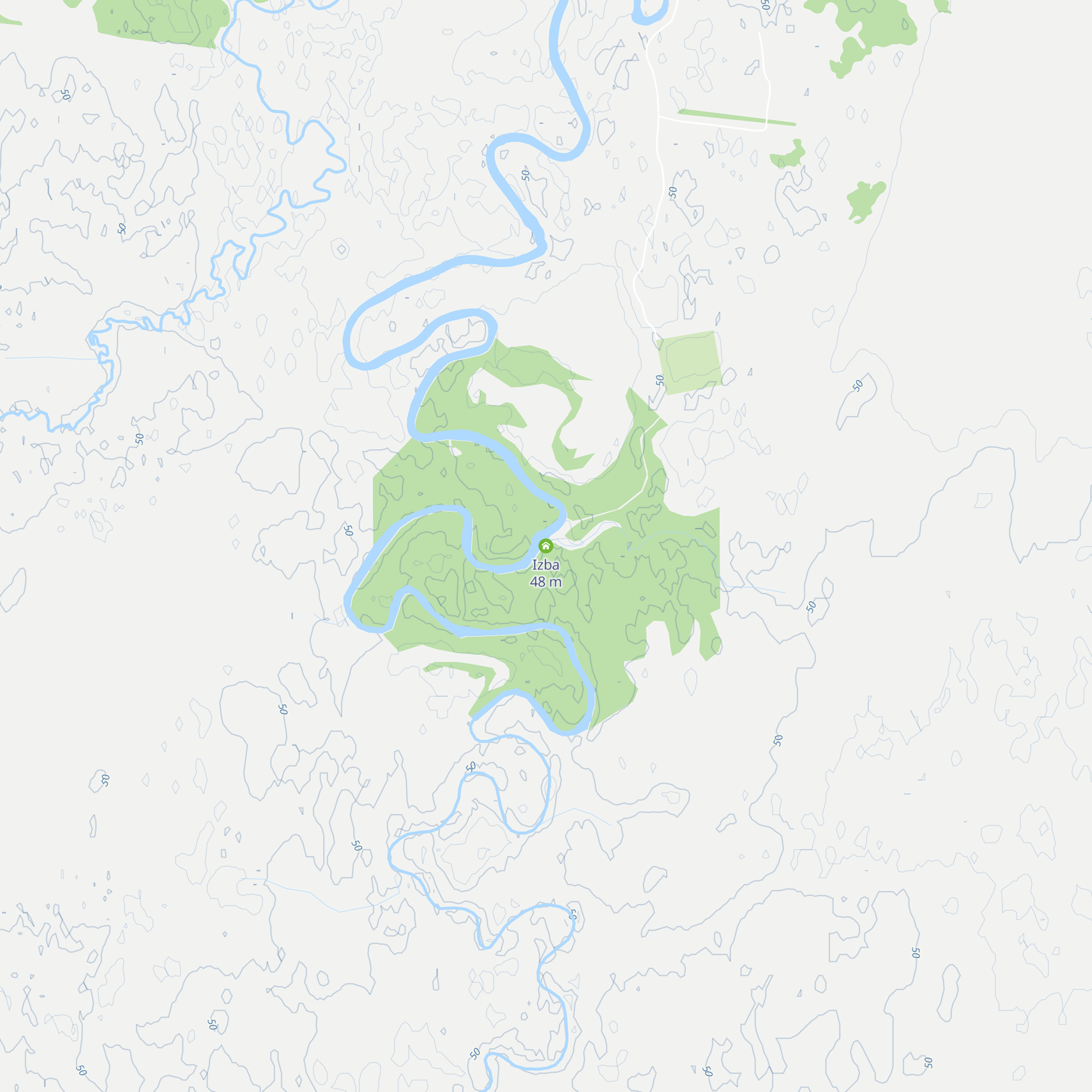 Izba map