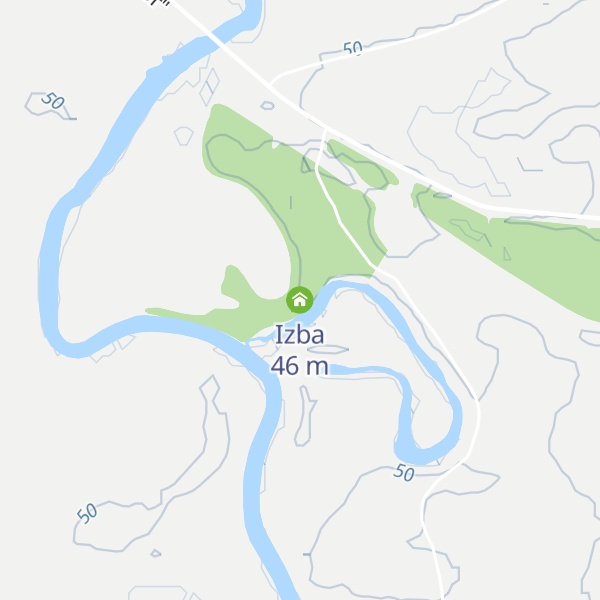 Map of Izba