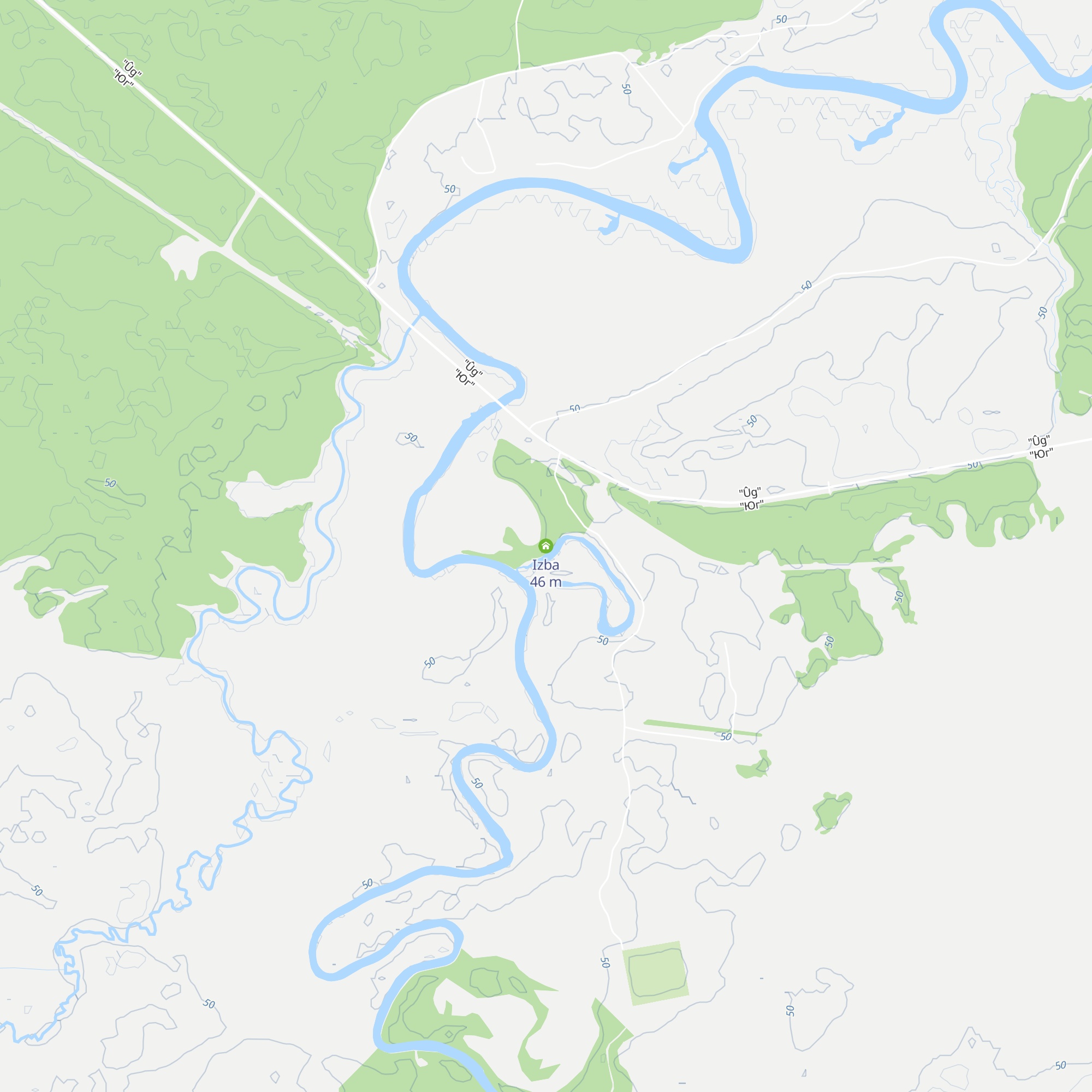 Izba map