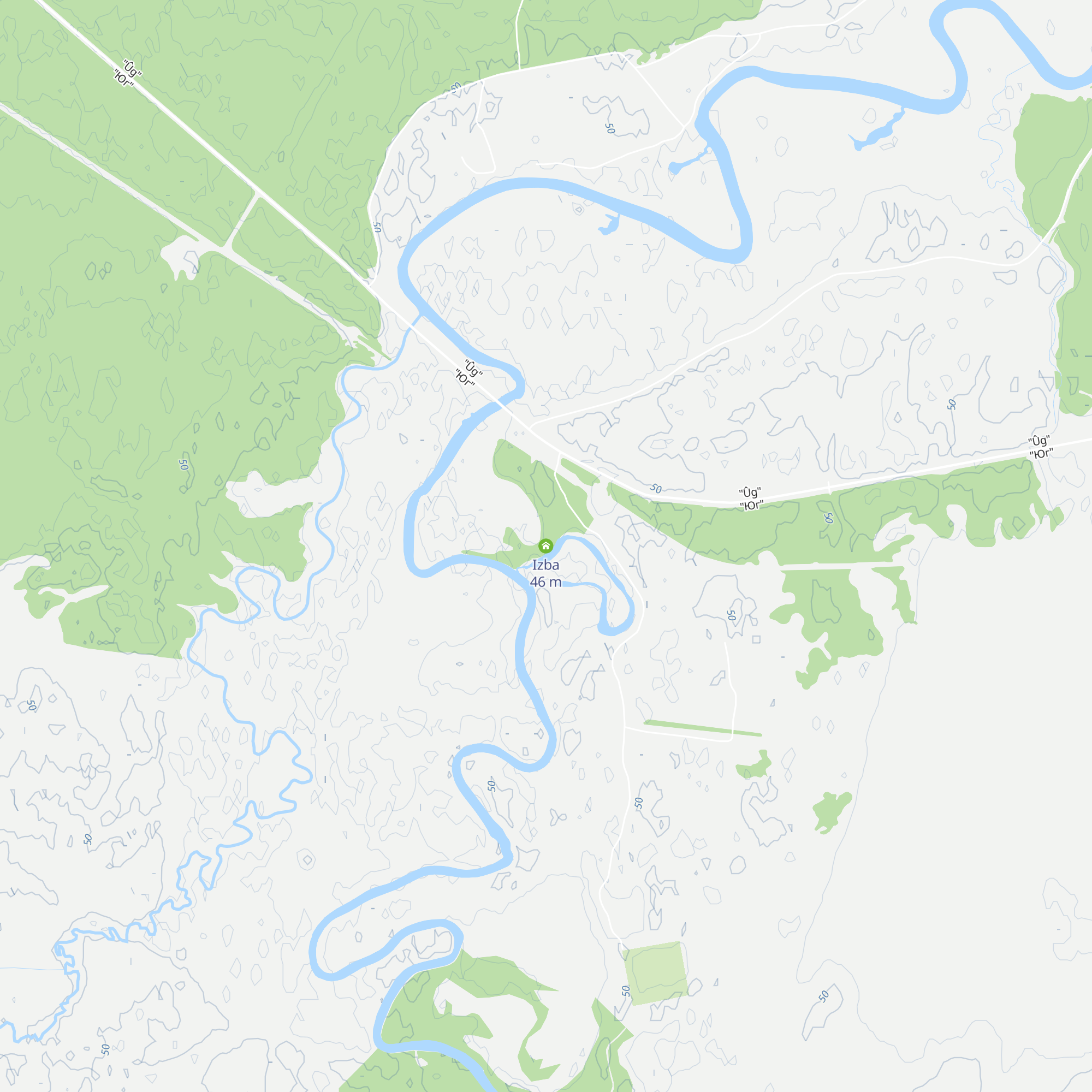 Izba map