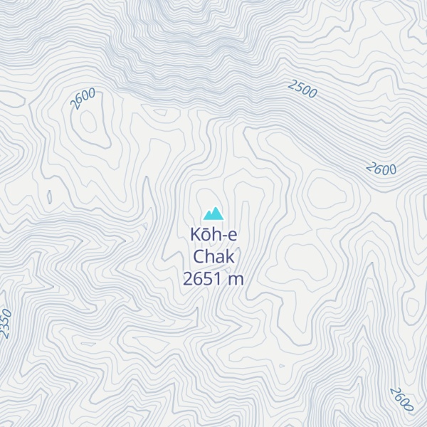 Map of Kōh-e Chak