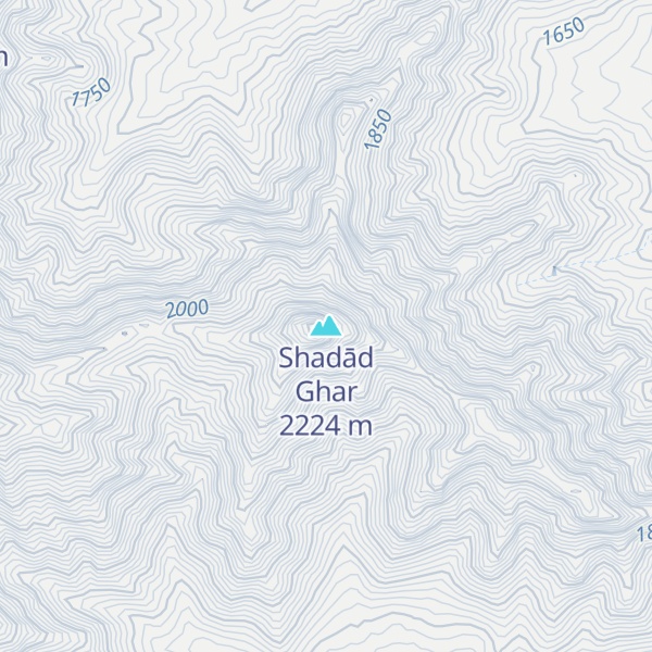 Map of Shadād Ghar