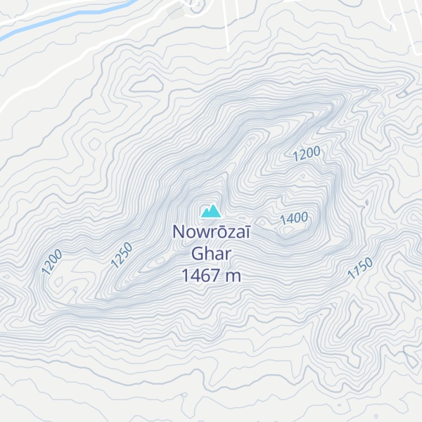Map of Nowrōzaī Ghar