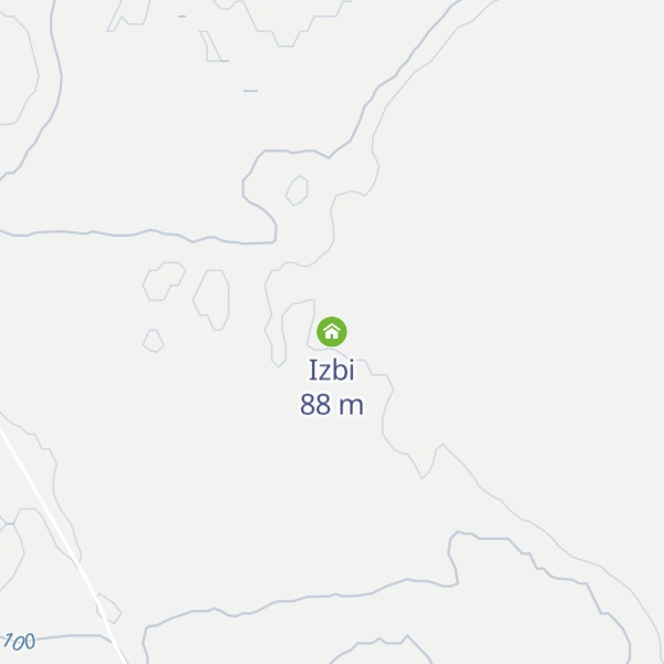 Map of Izbi
