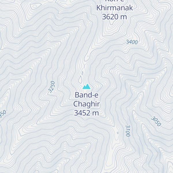 Map of Band-e Chaghir