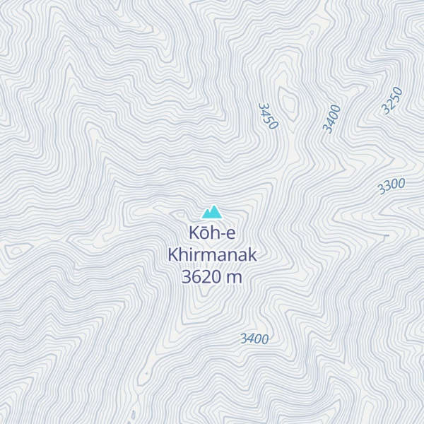 Map of Kōh-e Khirmanak